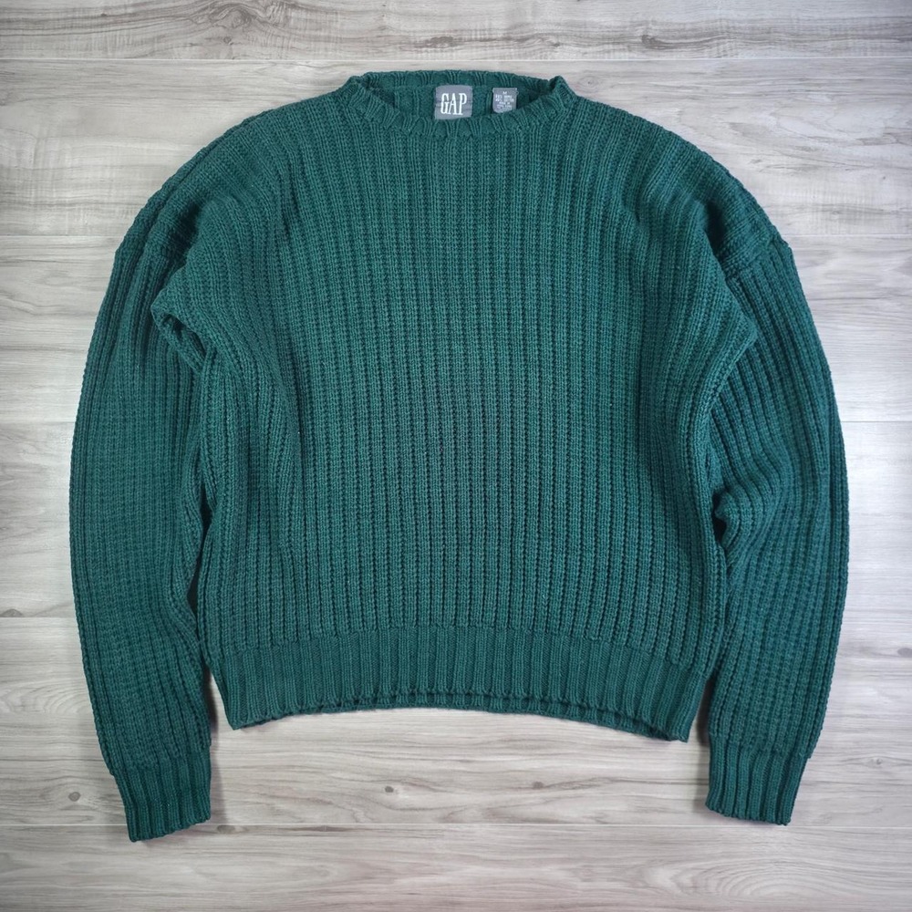 Vintage Gap Knit Teal Sweater